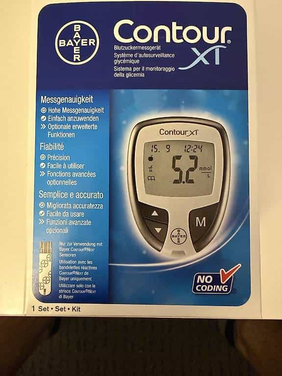 Blutzuckermessgerät Bayer Contour XT