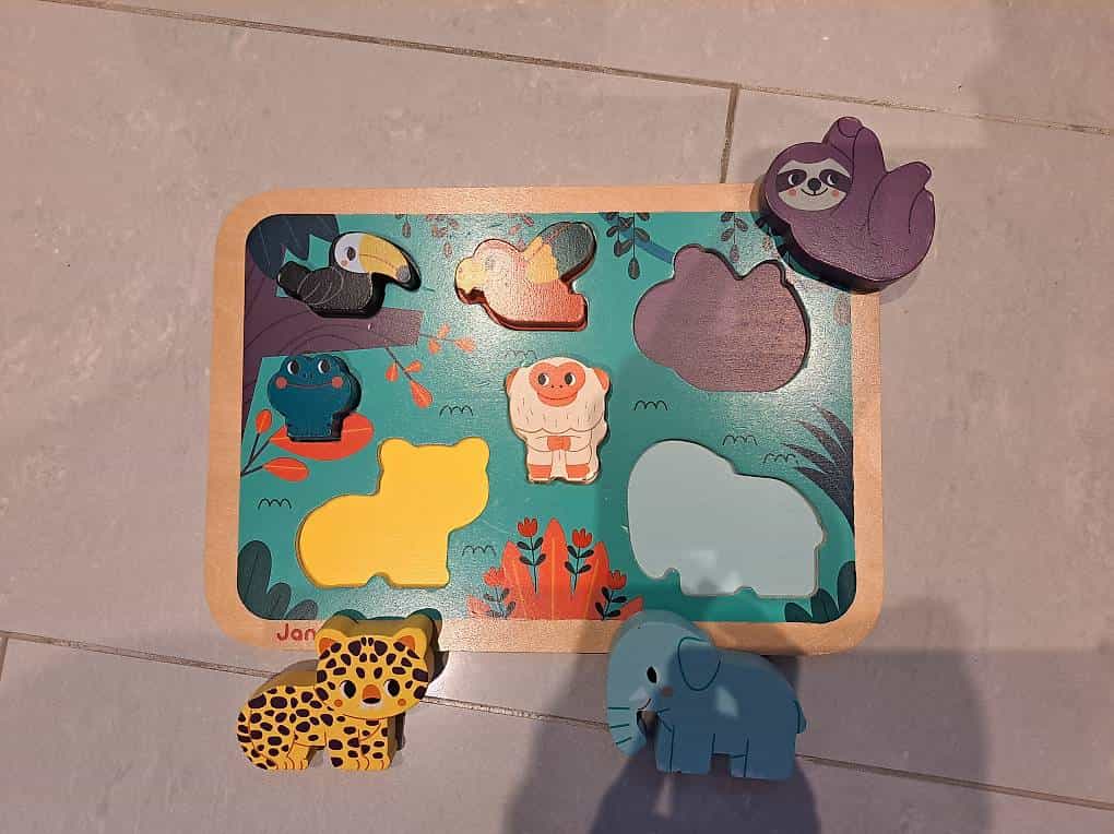 Janod Jungle Holzpuzzle ab 18 Monate