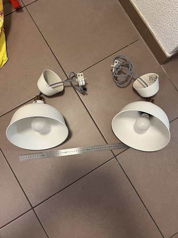 À donner 2 lampes IKEA Renarp