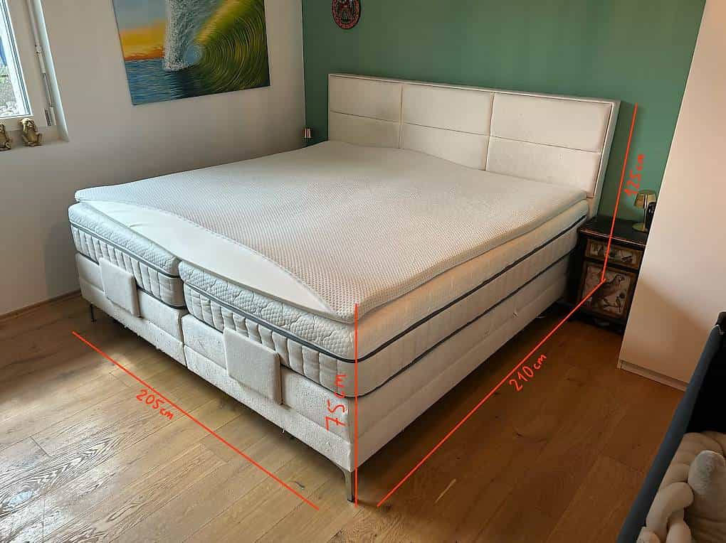 Elektrisches Boxspringbett zum weitergeben