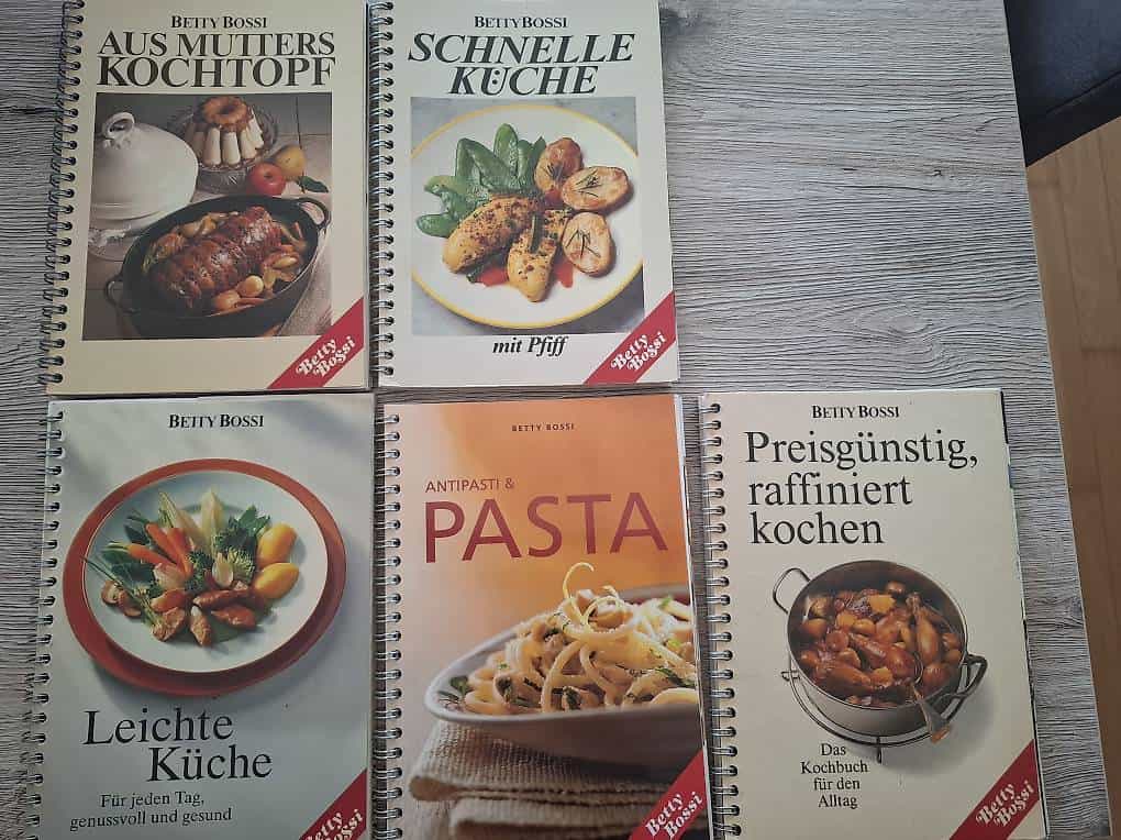 Verschiedene Kochbücher