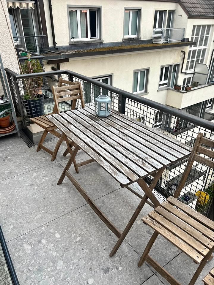 Balkontisch mit Stühlen Gratis