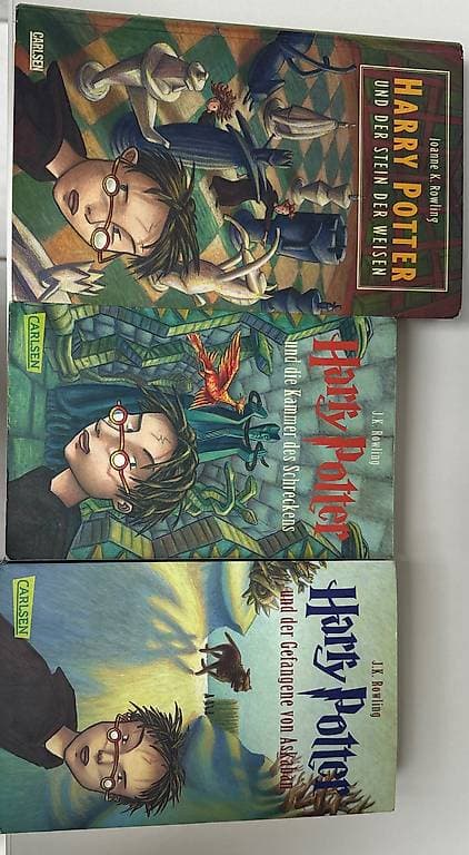 Harry Potter Bücher Band 1, 2, 3
