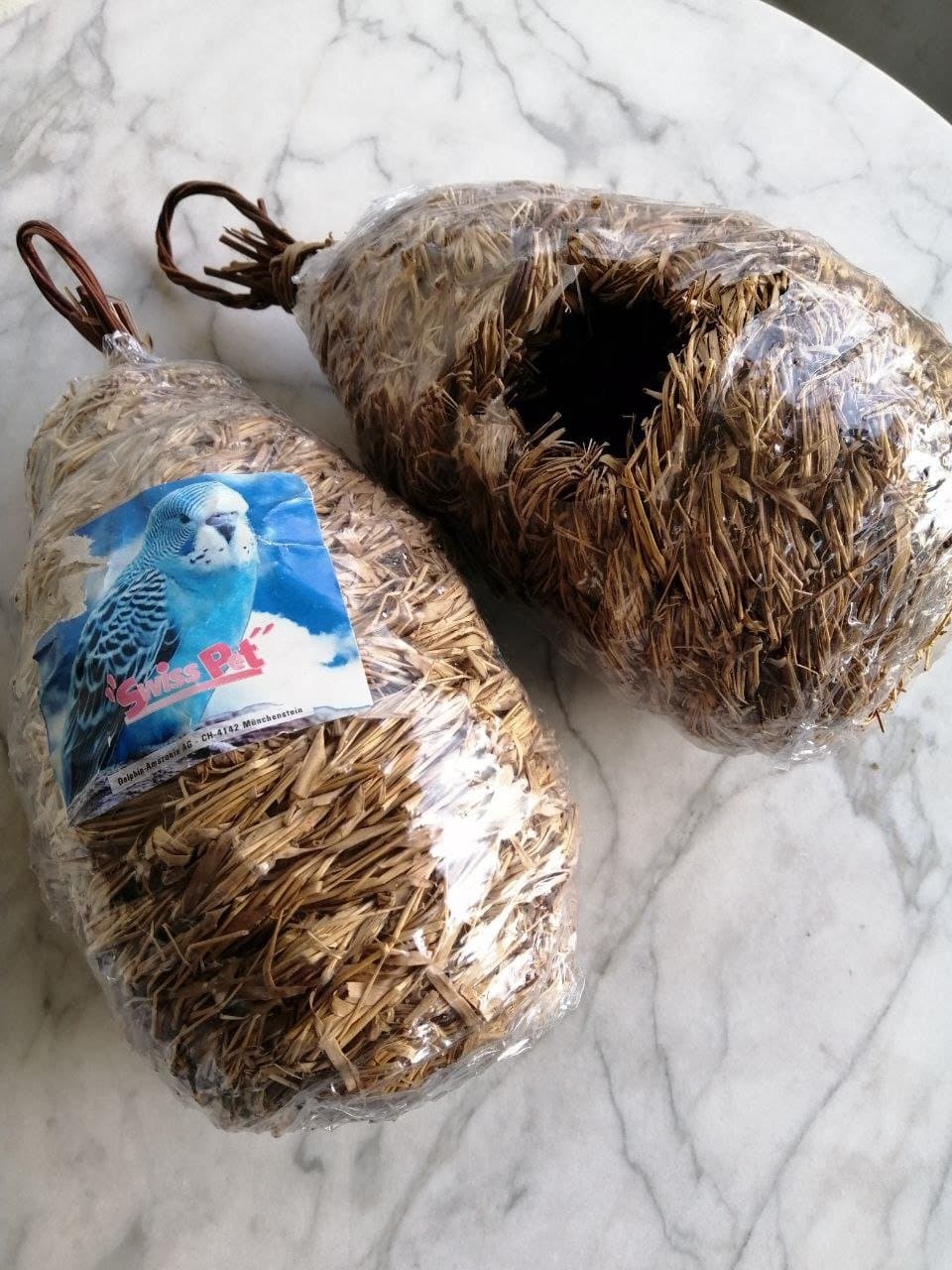 Vogelnest-Behälter braun