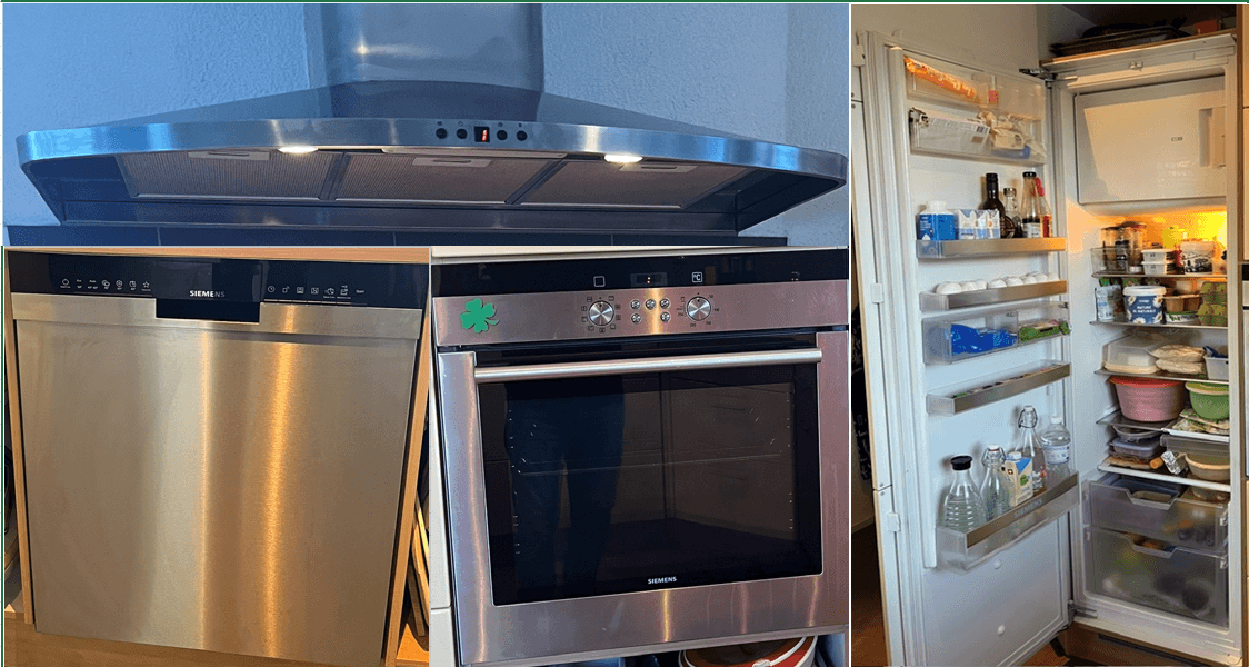 Küchengeräte Siemens: Dunstabzug, Backofen, Geschirrspüler