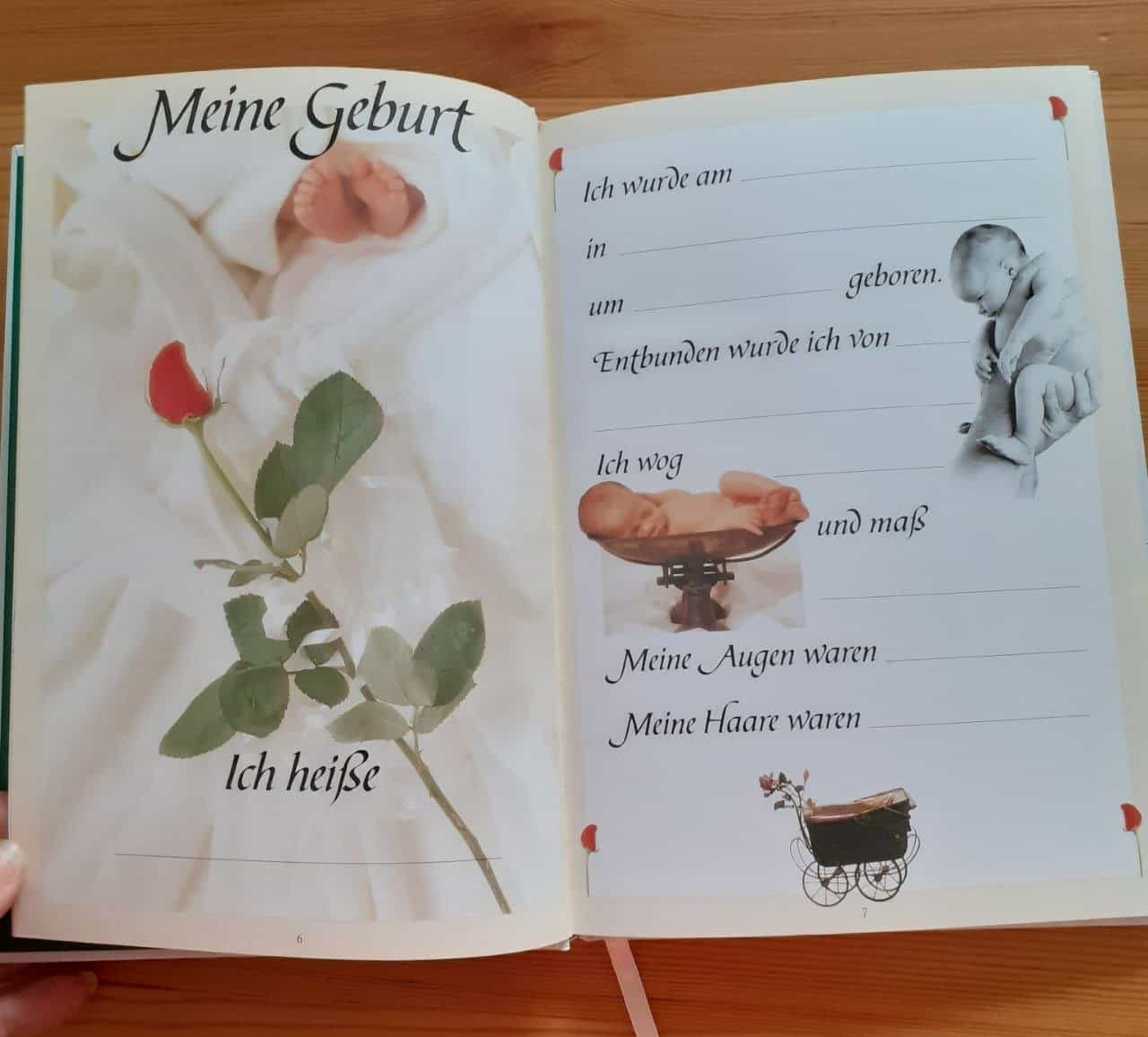 Babybuch – Meine ersten fünf Lebensjahre
