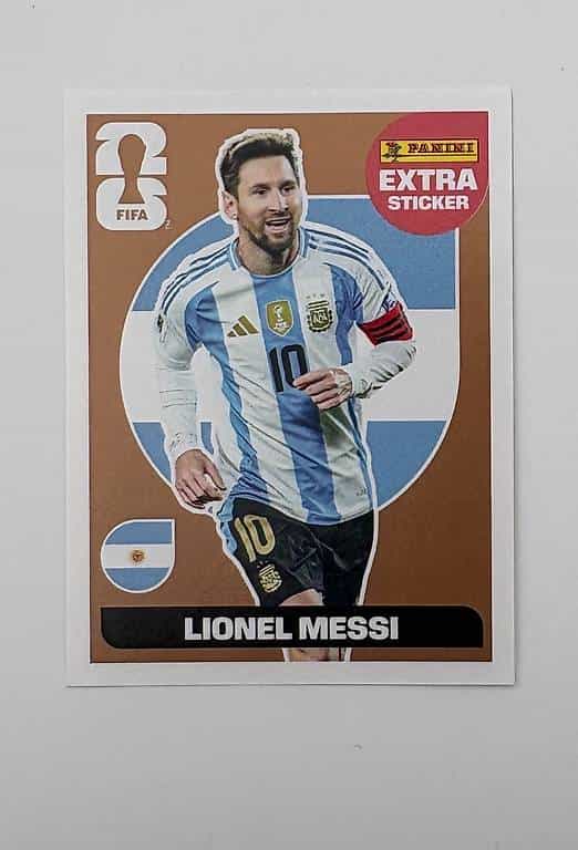 Lionel Messi extra sticker panini