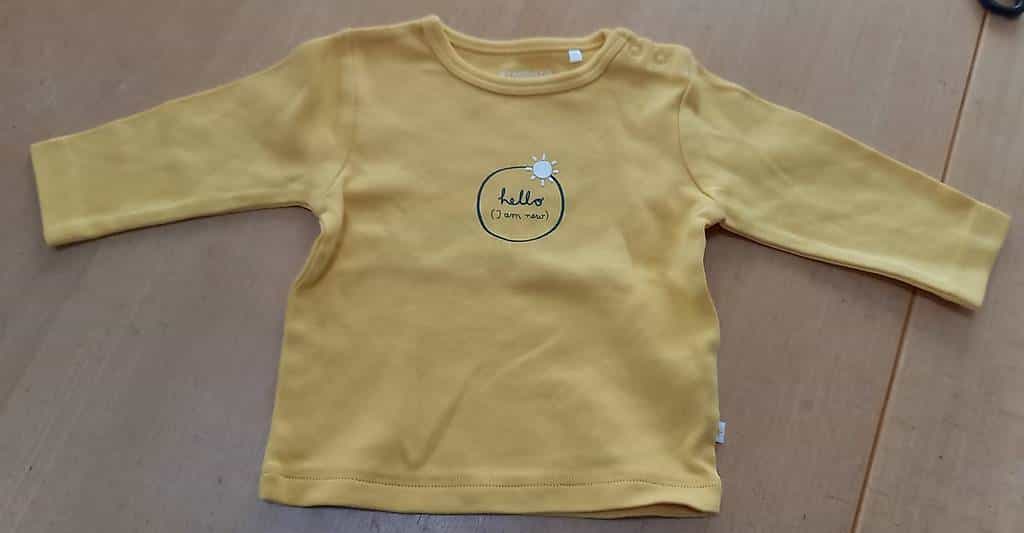 Babyshirt langarm, Gr. 56