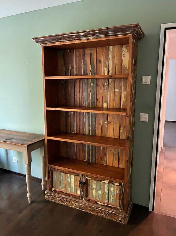Regal / Schrank aus Massiveiche im Vintage Shabby Chic