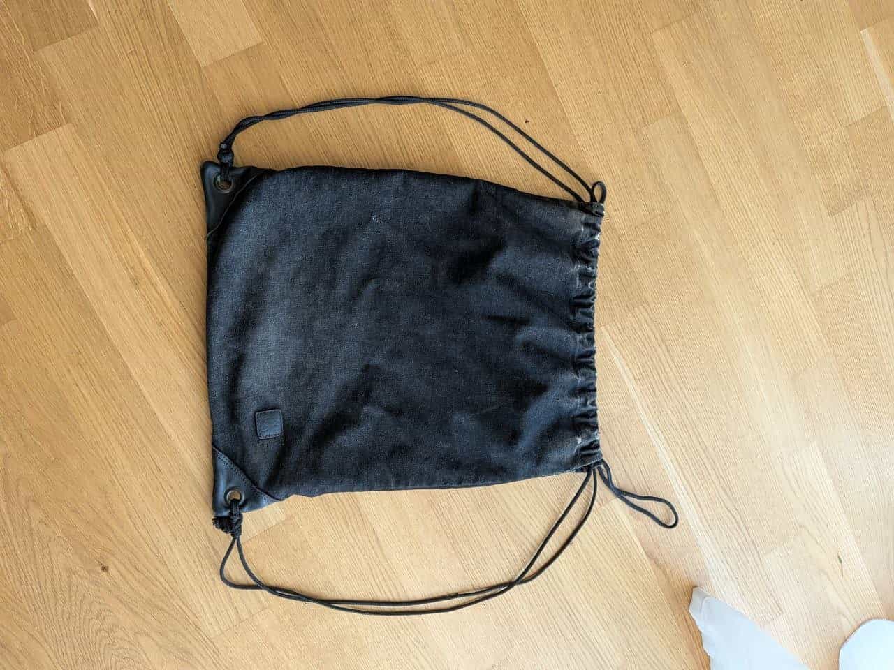Stoff-Rucksack/Tasche mit Kordeln