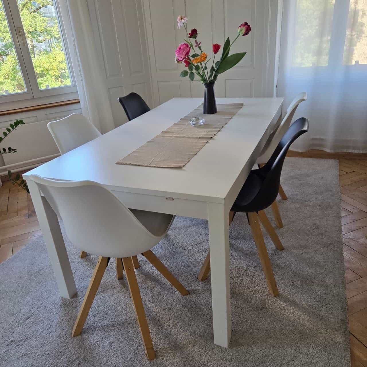 Esstisch, 95 x 175 cm, verlängerbar