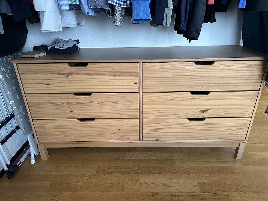 Kommode mit 6 Schubladen Gratis
