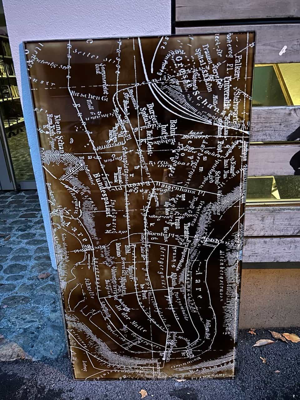Schöne Glasplatte ca. 50x100cm