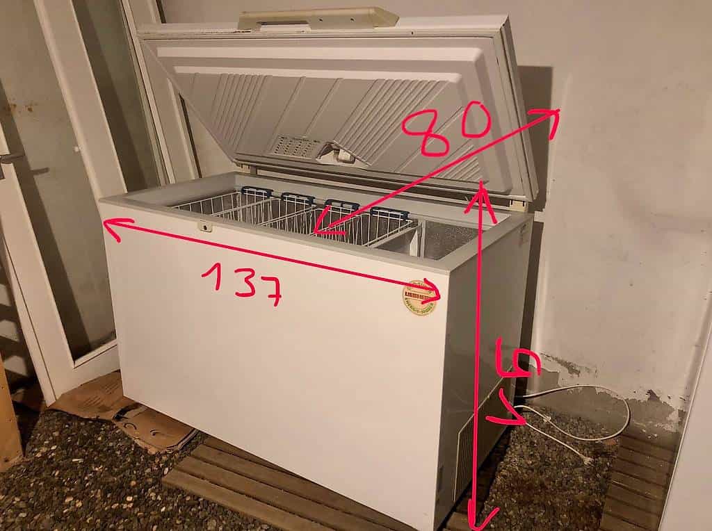 congélateur bahut, 352 litres