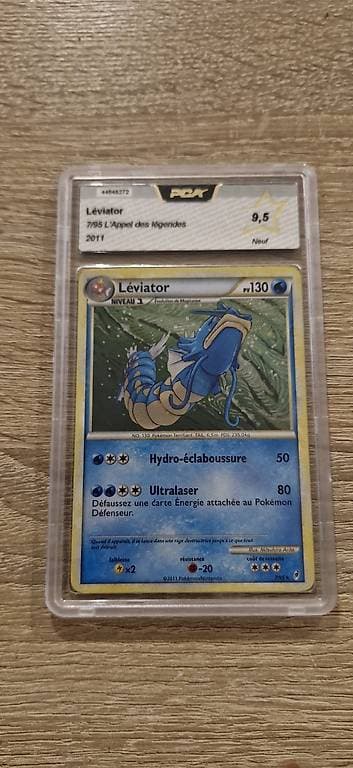 Carte pokemon pca 9.5 léviator 7/95 L'appel Des legendes