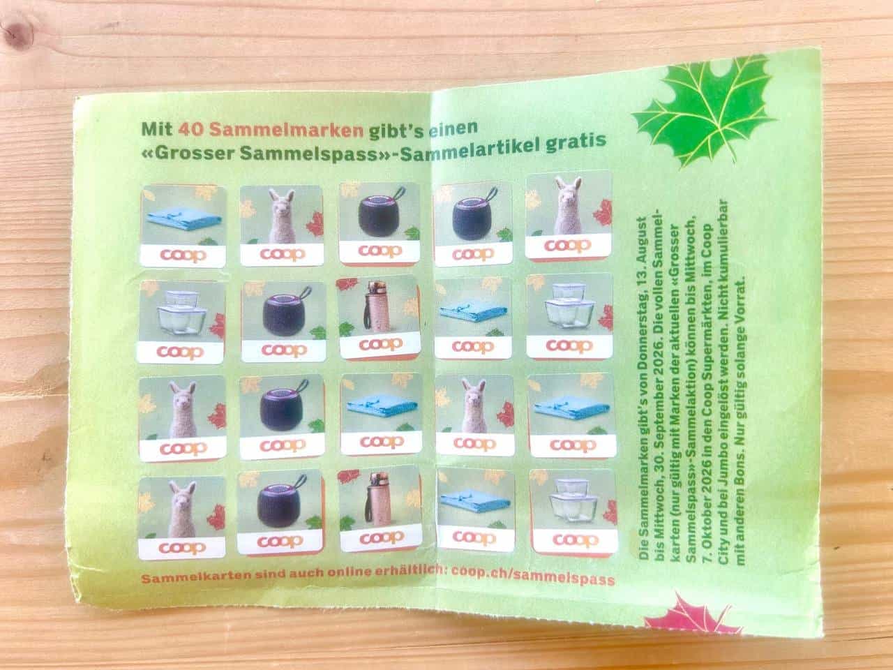 1 volle Seite Märkli Sammelmarken