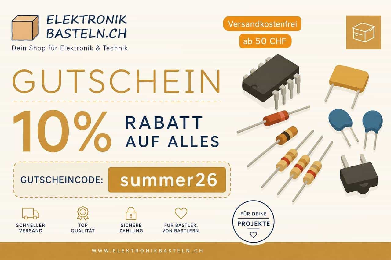 Gutschein für Elektronik Bausatz