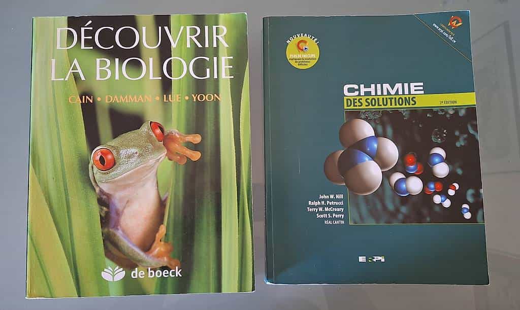 Livres Biologie Chimie