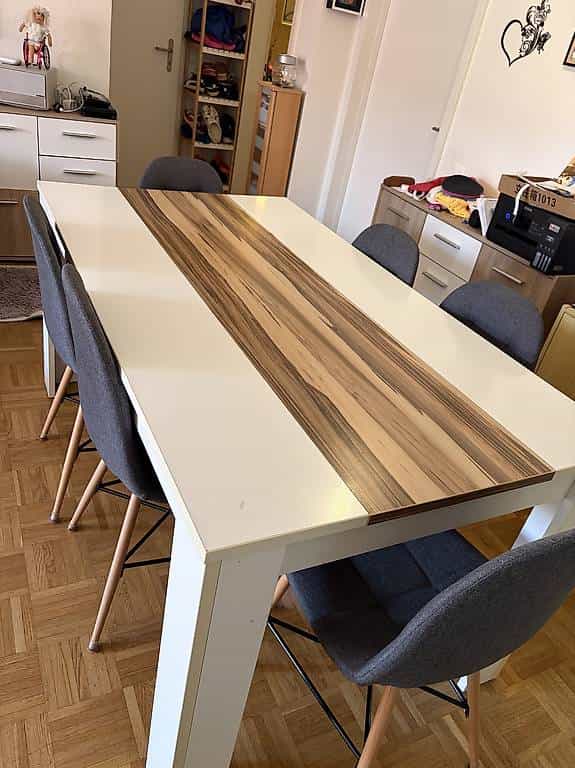 Table à manger extensible