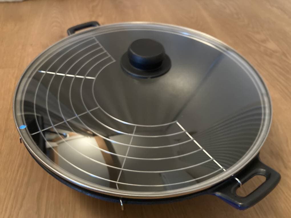 Asia Wok Pfanne Gusseisen