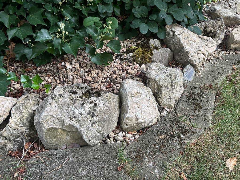 Jurakalk-Steiblöcke