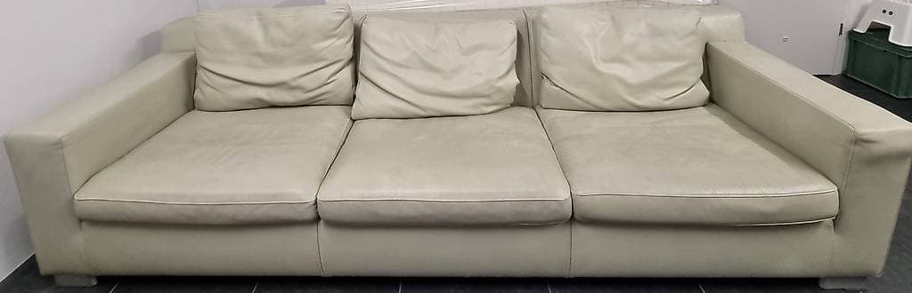 Sofa aus Glattleder, 3-4 Plätzer