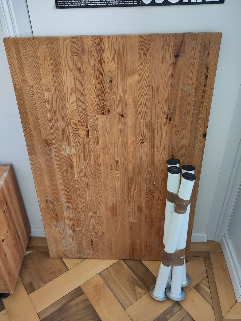 Schreibtisch Holzplatte