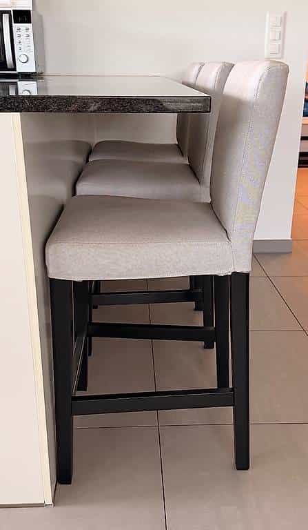 Bar stools 3 pcs, kitchen