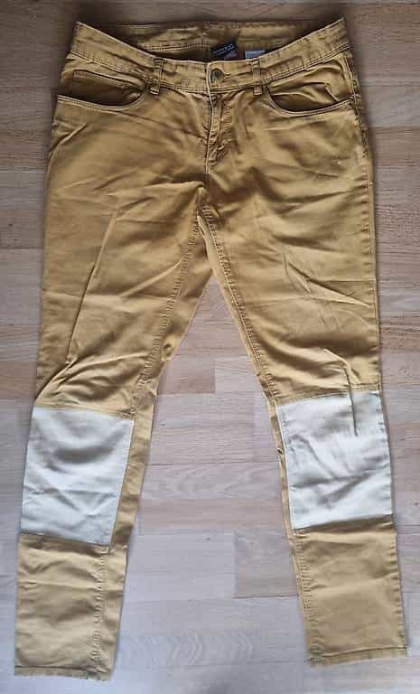 A donner - pantalon jaune moutarde - Taille 40