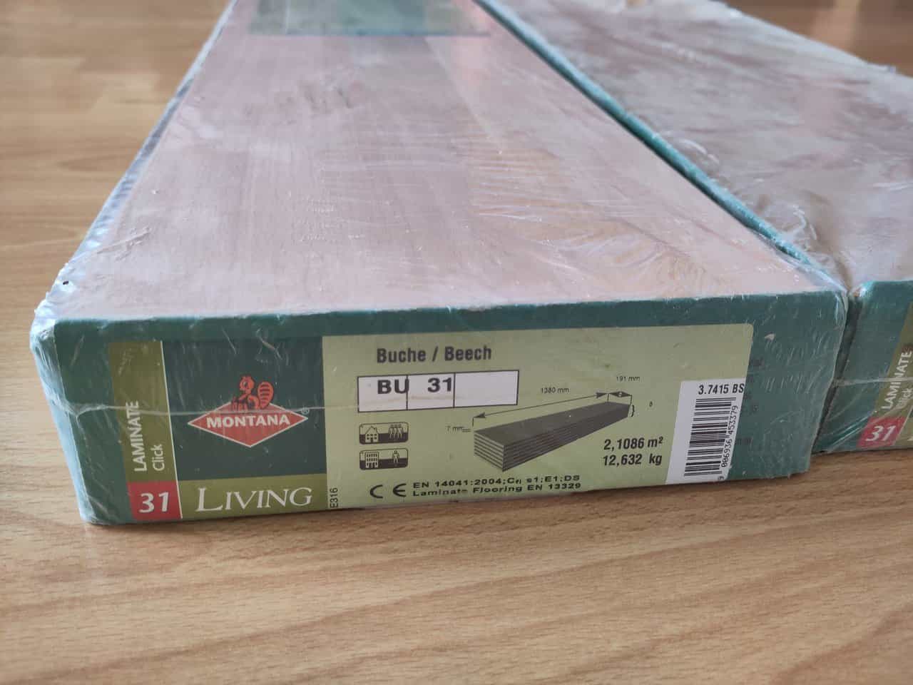 Laminat Click Buche - 15 Stück