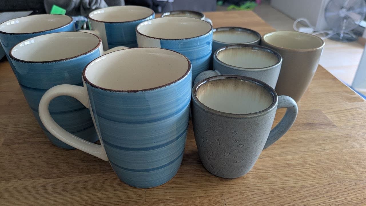 Tassen zu verschenken