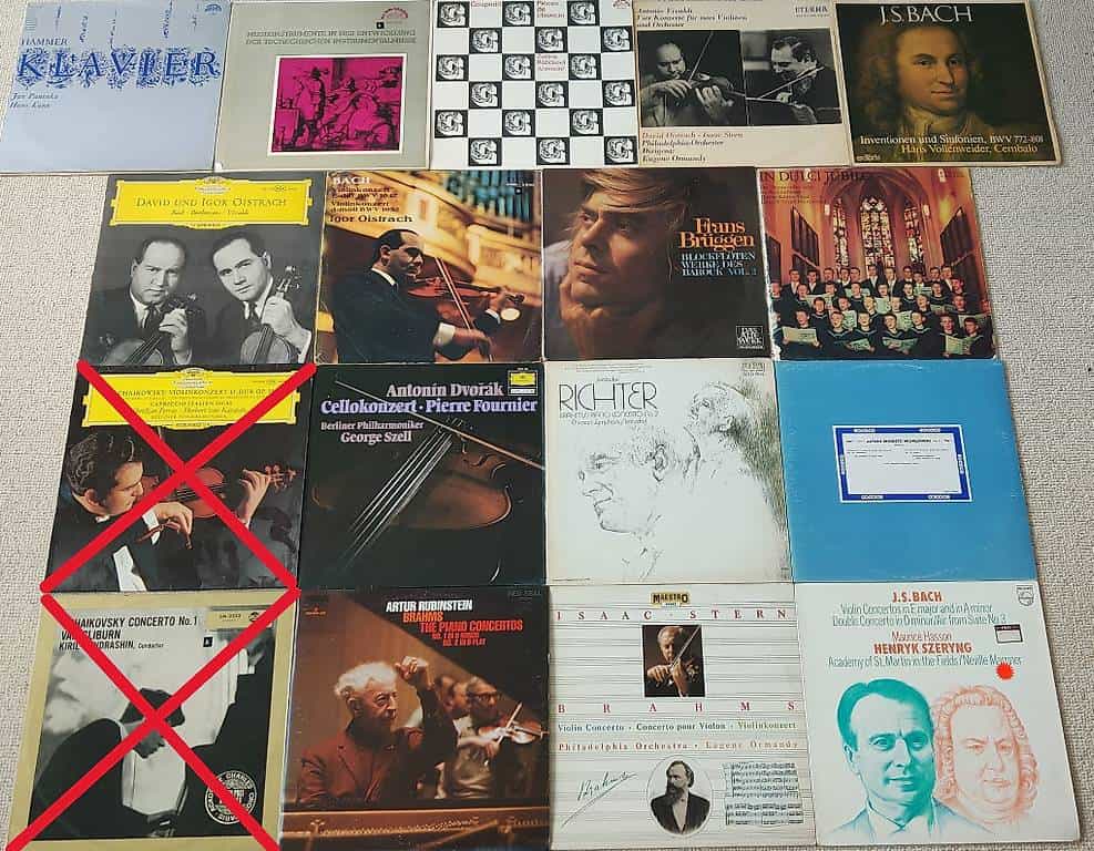 15 Schallplatten LP Klassik Konzerte Opern Orchester GRATIS!