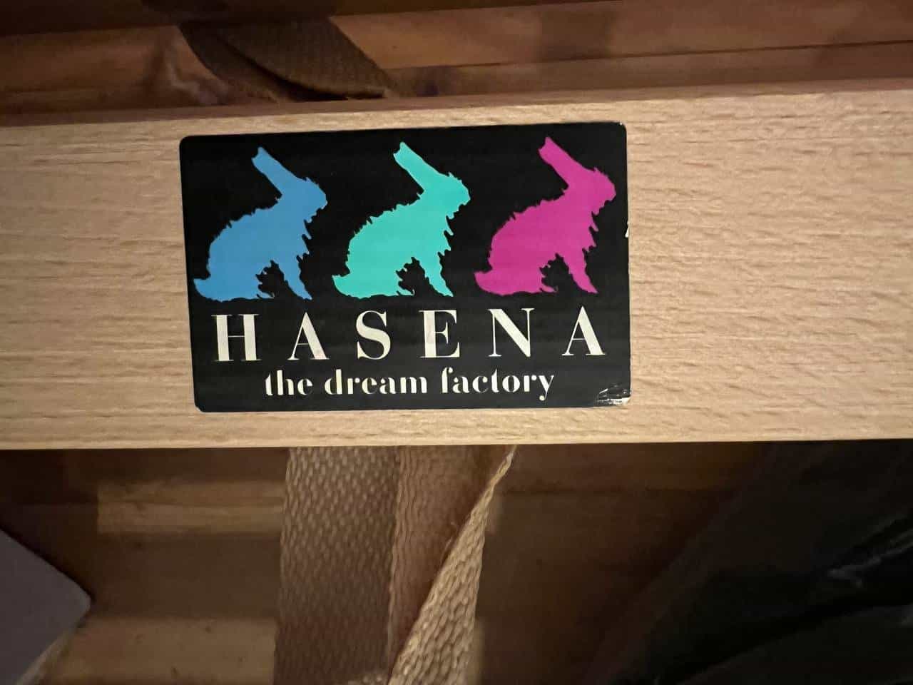 Bettgestell 140cm mit Lattenrost (Hasena)