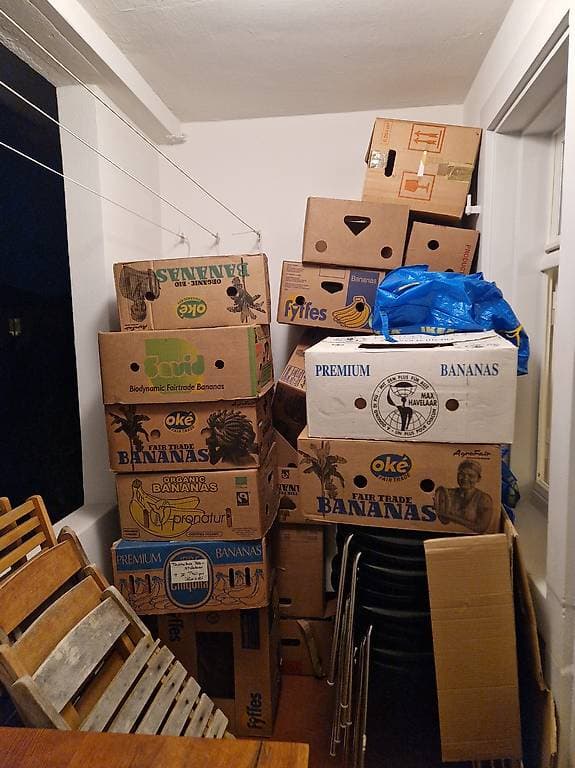 Bananenschachteln/ Zügelkisten