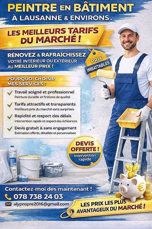 Peintre en bâtiment expérimenté