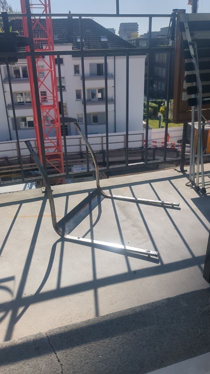 Selbstgeschweisster Stuhl-Rohling