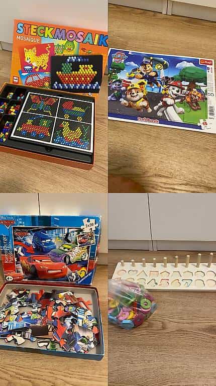 Verschiedene Spielsachen