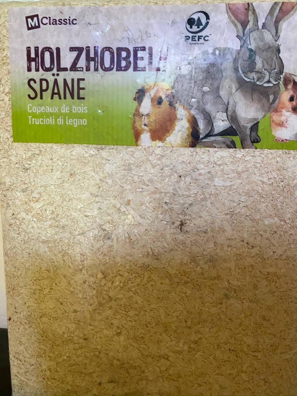 2er Pack Holzhobelspäne für Kleintiere