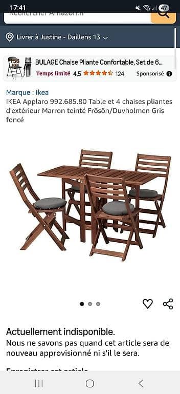 Table extérieure