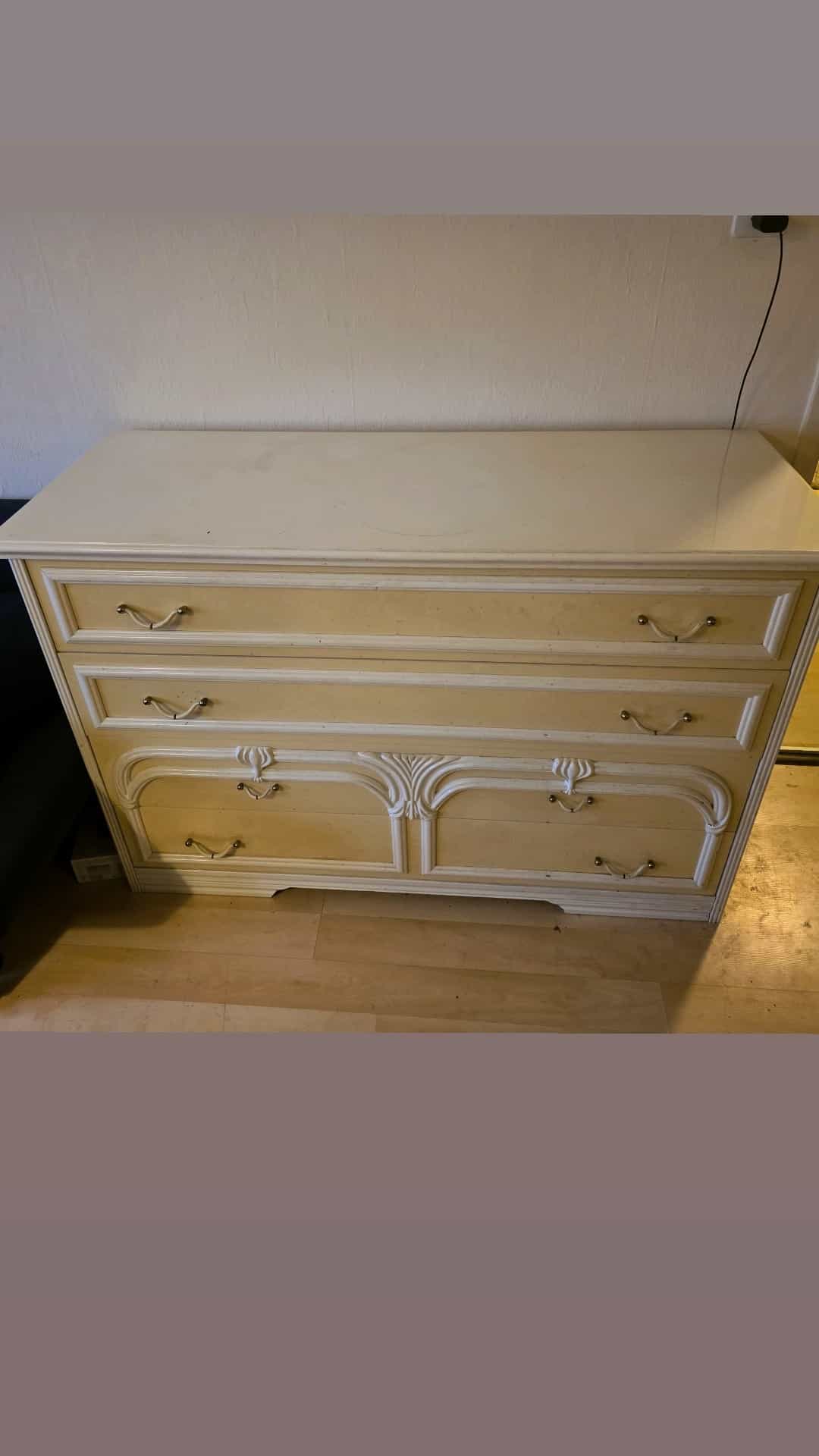 Kommode cremeweiss, Tisch, Sekretär