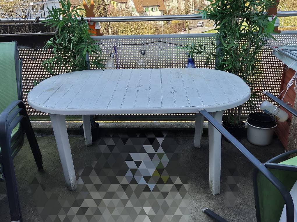 Gartentisch mit 4 Stühlen