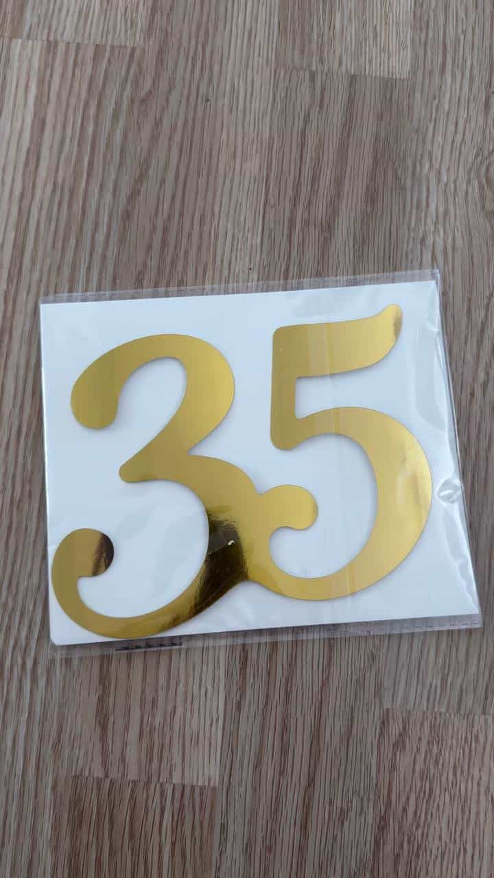 Geburtstagstortendekoration Nummer 35