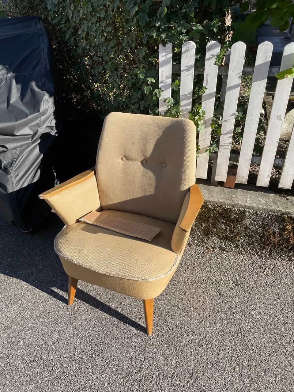 Vintage Sessel zum Mitnehmen