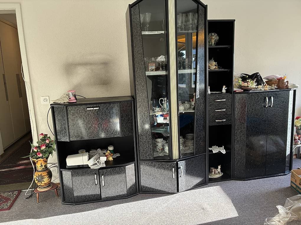 Schlaf Zimmer und wohnwand