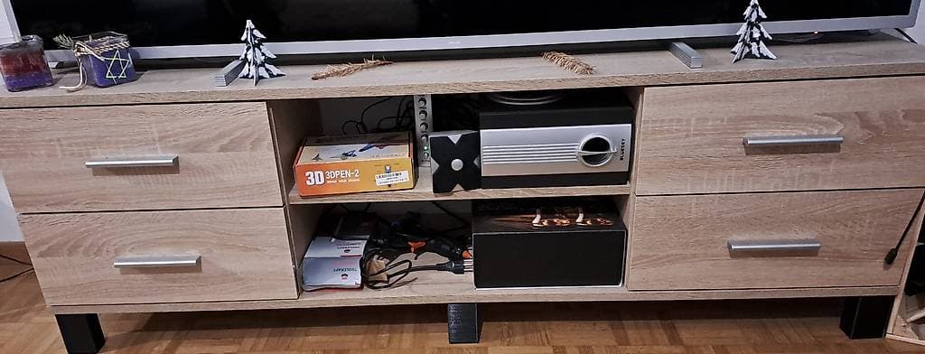 Meuble TV OSKAR sonoma (Conforama)