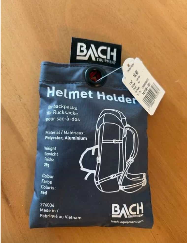 Helm-Halter für Rucksack