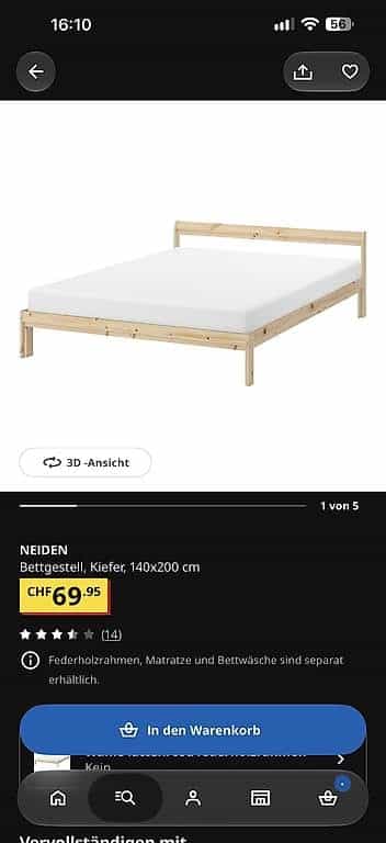 IKEA Bett zu verschenken