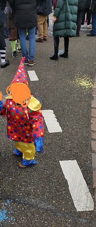 Clownskostüm Fasnacht ca. Grösse 80
