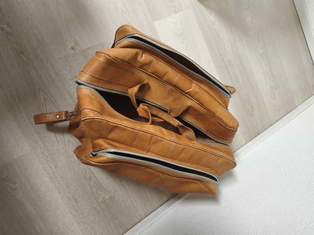 Sporttasche aus Leder