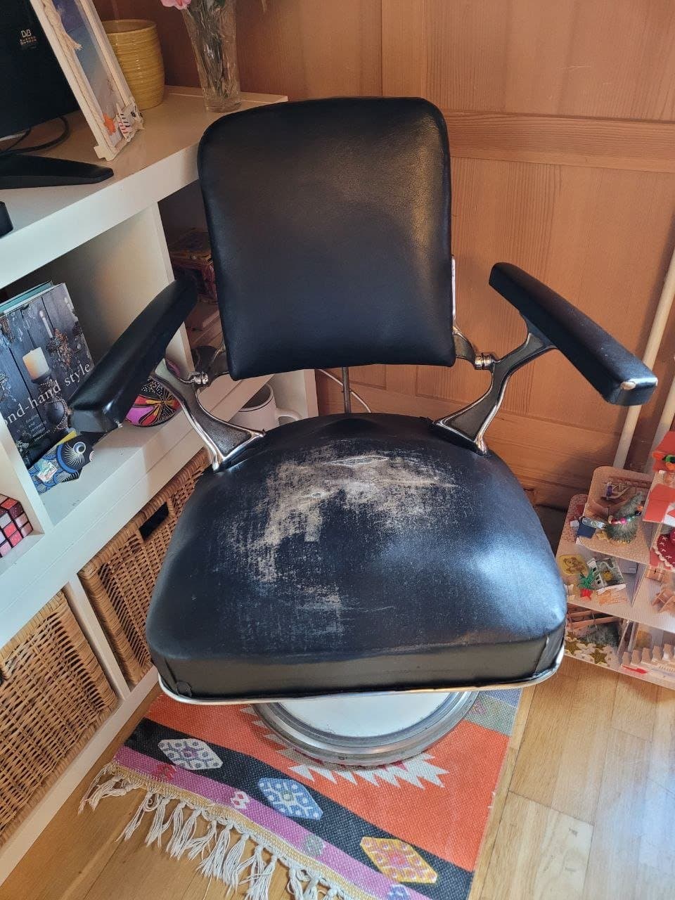 Vintage Friseur Stuhl